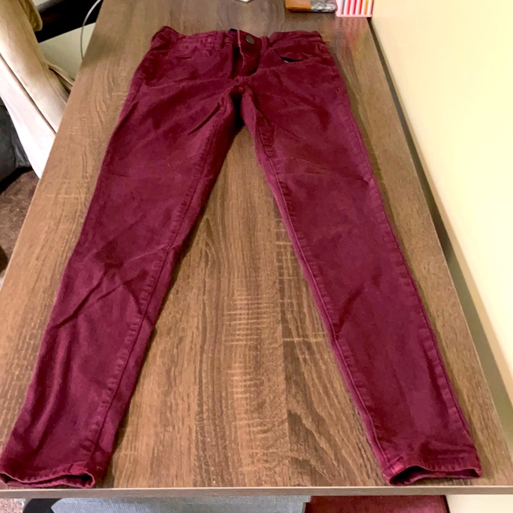 Burgundy American Eagle Jeans
